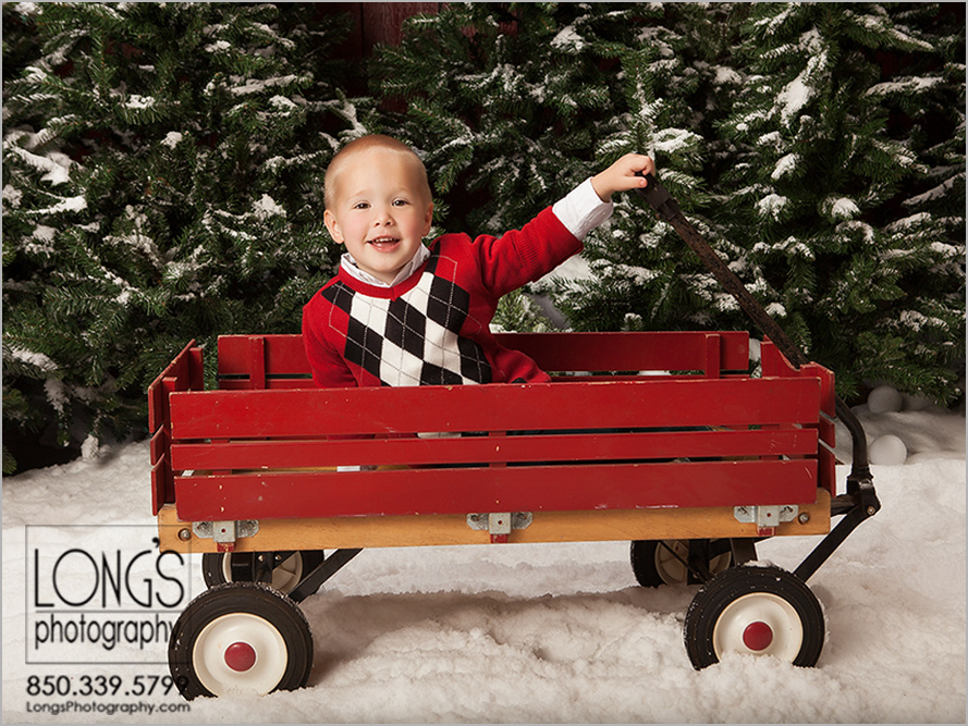 Holiday portrait ideas in Tallahassee